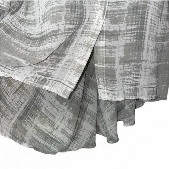 Lisa Rinna Collection Sheer Long Duster Tunic Top - Picture 2 of 11